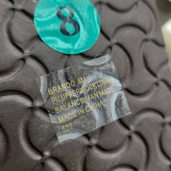 Madden Girl Women's Size 8 Brando Metallic Silver Double Buckle Sandals - Picture 7 of 9